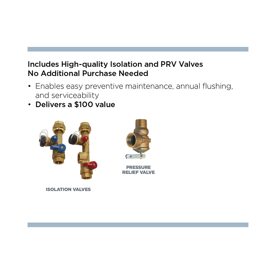 Rinnai Super High Efficiency Plus 180k Btu Tankless Water Heater