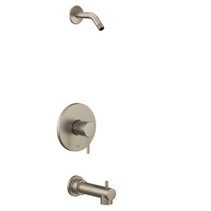 Align 6.5' 1 Handle Tub & Shower Faucet in Brushed Nickel