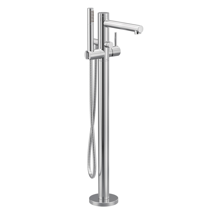 Align 38.5' 1.75 gpm 1 Lever Handle One Hole Floor Mount Floor Mount Tub Filler Faucet in Chrome