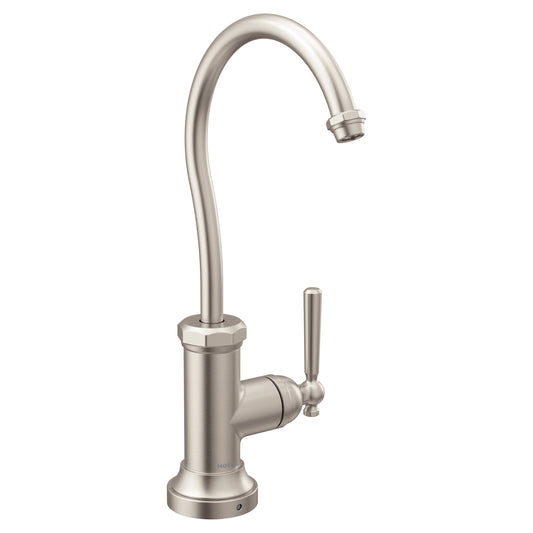 Paterson 11" 1.5 gpm 1 Handle One Hole Deck Mount Cold Water Only Faucet in Spot Resist Stainless