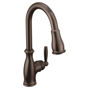 Brantford 15.5' 1.5 gpm 1 Lever Handle One or Three Hole Deck Mount Smart Kitchen Faucet in Oil Rubbed Bronze