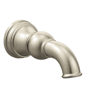 Weymouth 3.75' Non-Diverter Tub Spout in Brushed Nickel