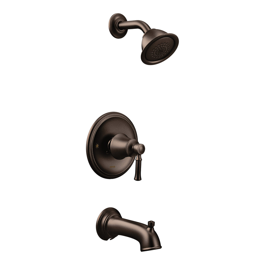 Dartmoor 6.75' 1.75 gpm 1 Handle Tub & Shower Faucet Trim in Oil Rubbed Bronze