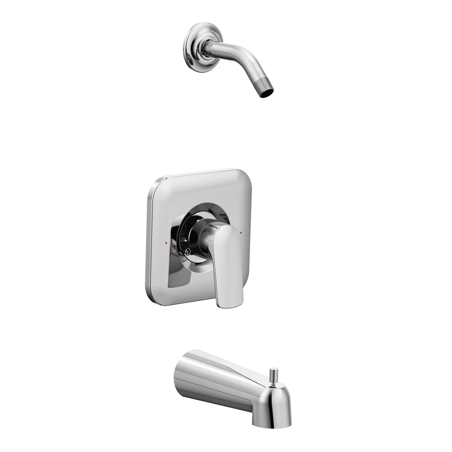 Rizon Posi-Temp 1 Handle Tub & Shower Faucet Trim without Showerhead in Chrome