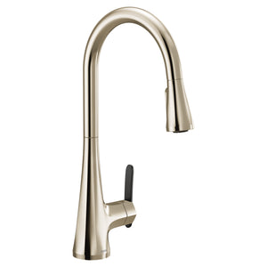 Sinema 17.75' 1.5 gpm 1 Lever Handle One Hole Deck Mount Kitchen Faucet in Polished Nickel