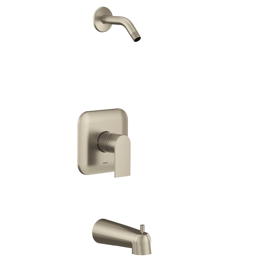 Genta LX 6.25' 1 Handle Tub & Shower Faucet without Showerhead in Brushed Nickel