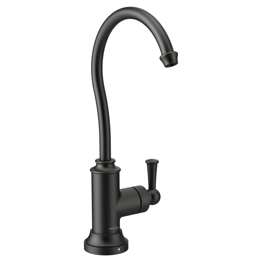 Sip 11' 1.5 gpm 1 Lever Handle One Hole Deck Mount Traditional Beverage Faucet in Matte Black