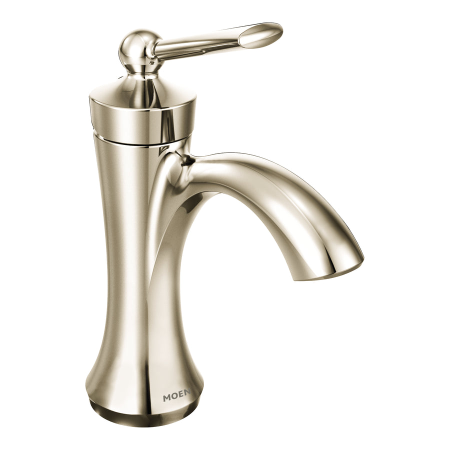 Wynford 5.63' 1.2 gpm 1 Lever Handle One or Three Hole Bathroom Faucet in Brushed Nickel, 62956
