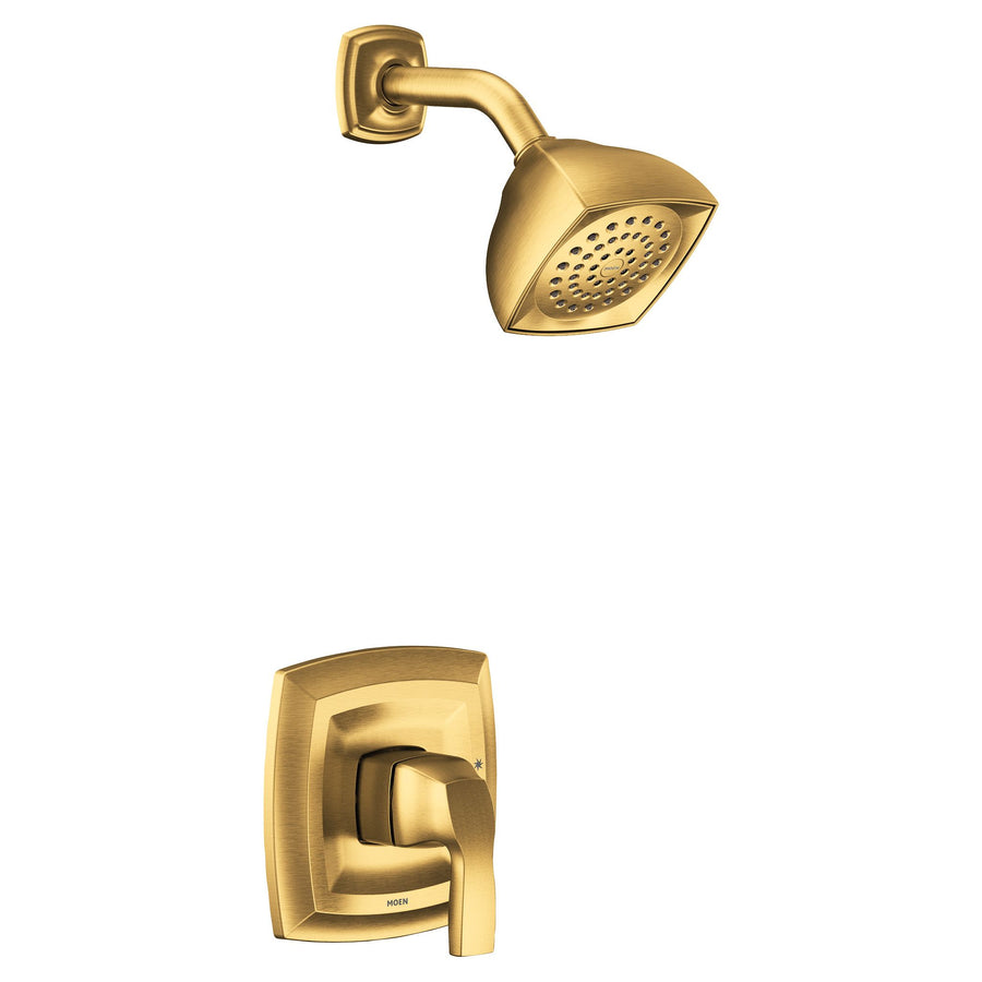 Voss 6.25' 1.75 gpm 1 Handle 2-Series Shower Only Faucet in Brushed Gold