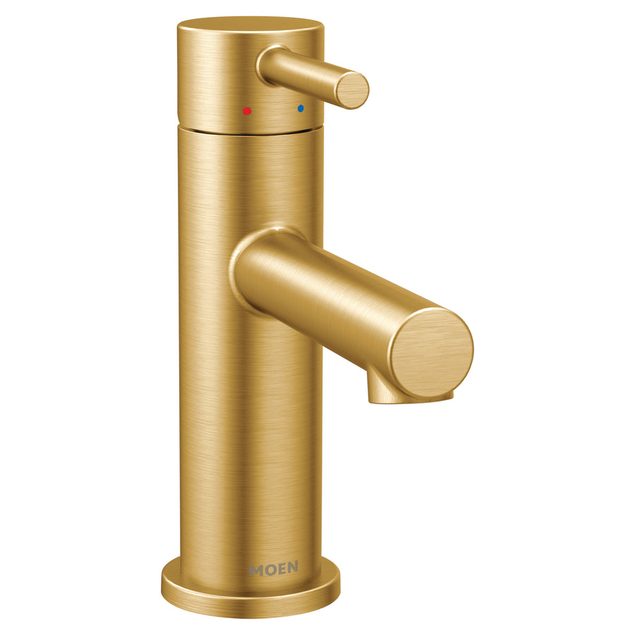 Align 6.38' 1.2 gpm 1 Handle One or Three Hole bathroom Faucet in Brushed Gold