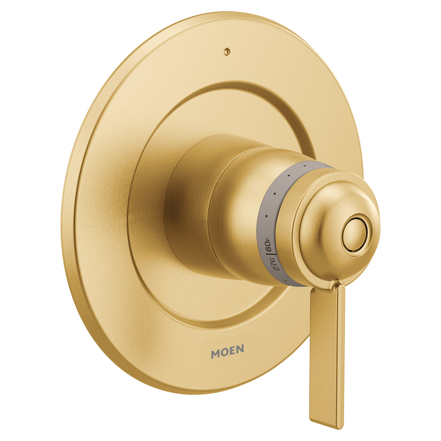 Cia 7' 1 Handle Thermostatic Trim in Brushed Gold