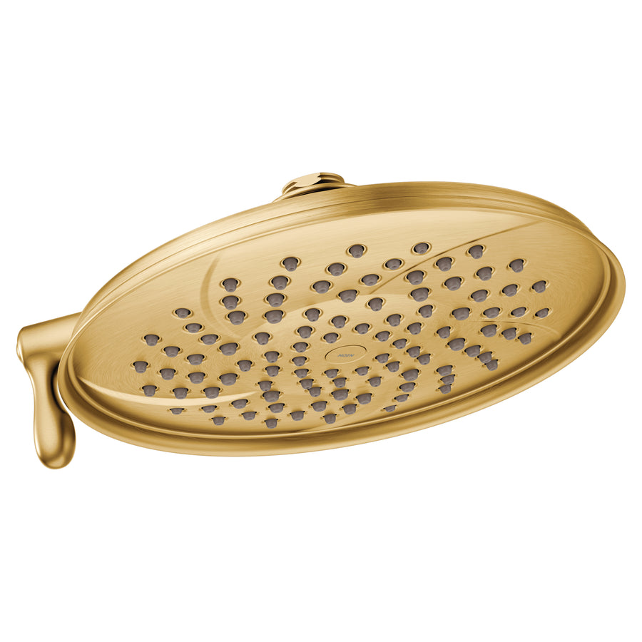 Showering Acc- Premium 9' 2.5 gpm Two Function Showerhead in Brushed Gold