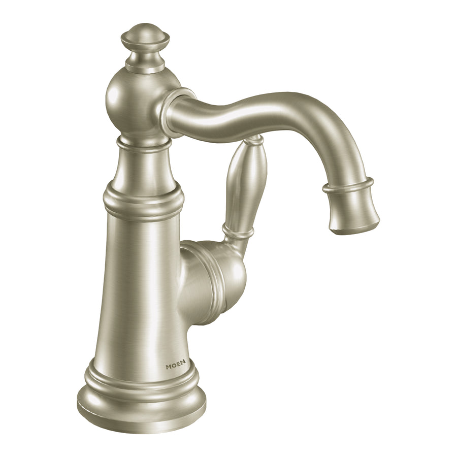 Weymouth 7.81' 1.2 gpm 1 Handle One Hole Bathroom Faucet in Brushed Nickel
