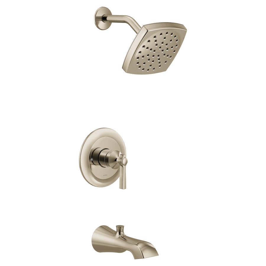 Flara 6.5' 1.75 gpm 1 Handle 3-Series Tub & Shower Faucet in Polished Nickel
