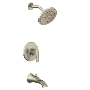 Doux 6.5' 1.75 gpm 1 Handle 2-Series Tub & Shower Faucet in Brushed Nickel