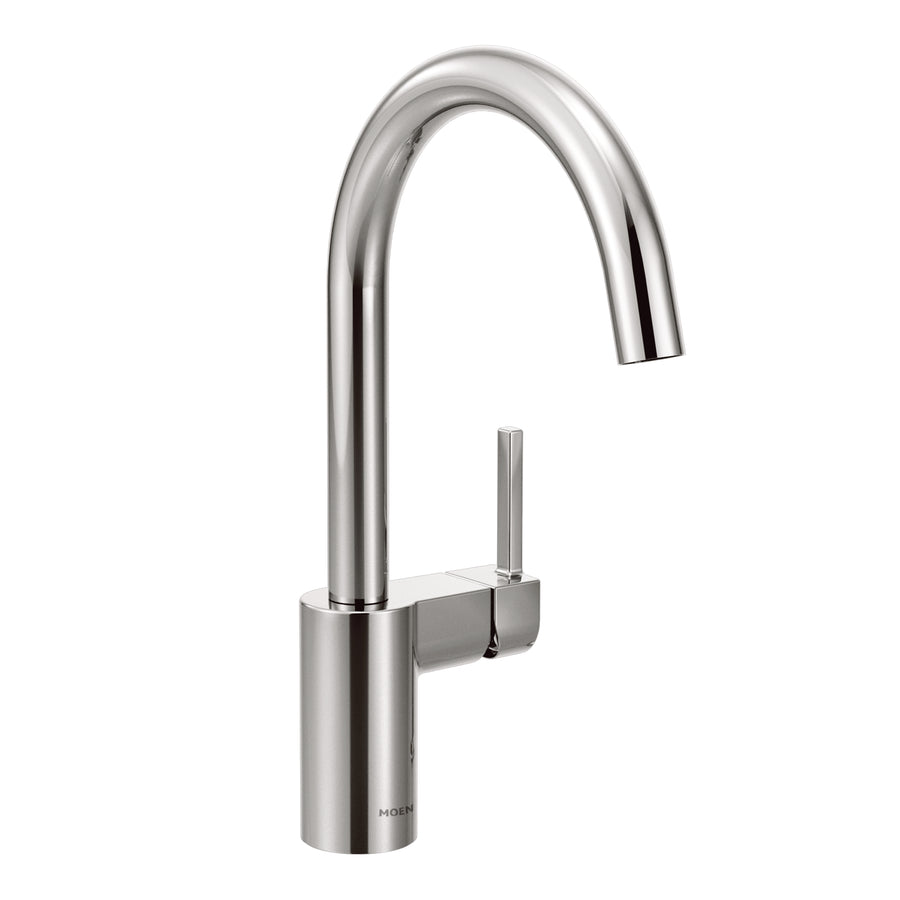 Align 15.31' 1.5 gpm 1 Lever Handle One or Three Hole Deck Mount Kitchen Faucet in Chrome