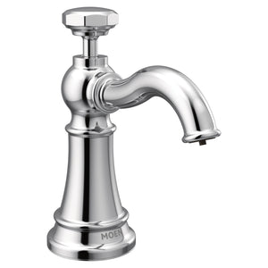 Paterson 5.03' Soap Dispenser pump and bottle in Chrome