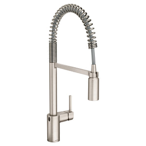 Align 21.75' 1.5 gpm 1 Lever Handle One or Three Hole Pull Down MotionSense Kitchen Faucet in Spot Resist Stainless