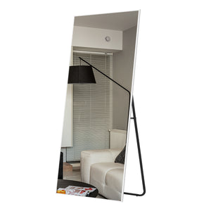 64-in H x 21-in W Metal Framed Full Length Standing Mirror
