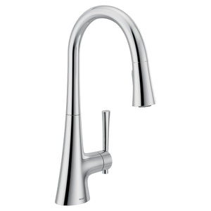 Kurv 16.38' 1.5 gpm 1 Handle One or Three Hole Kitchen Faucet in Chrome