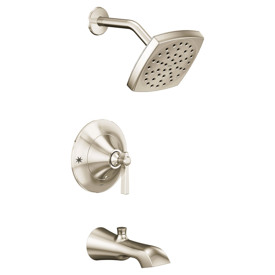 Flara 6.63' 1.75 gpm 1 Handle Posi-Temp Tub & Shower Faucet in Polished Nickel