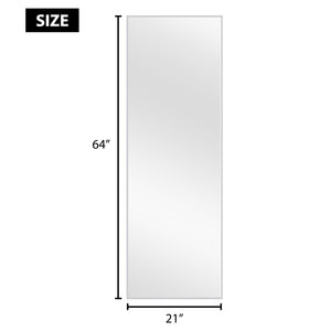 64-in H x 21-in W Metal Framed Full Length Mirror