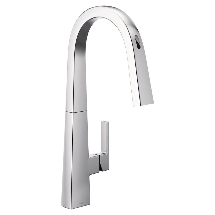 Nio 18.38' 1.5 gpm 1 Lever Handle One Hole Deck Mount Smart Kitchen Faucet in Chrome