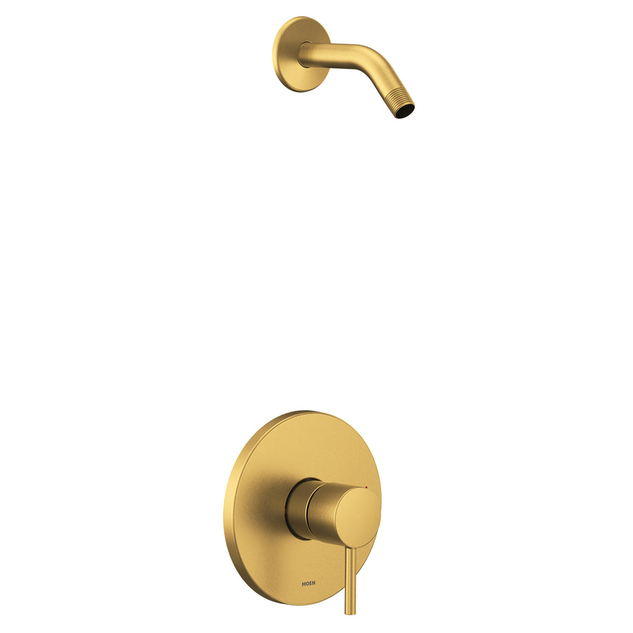 Align 6.5' 1 Handle Shower Only Faucet in Brushed Gold