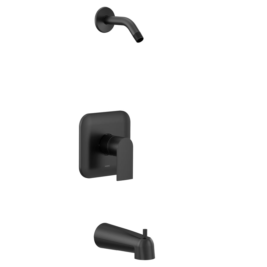 Genta LX 6.25' 1 Handle Tub & Shower Faucet without Showerhead in Matte Black