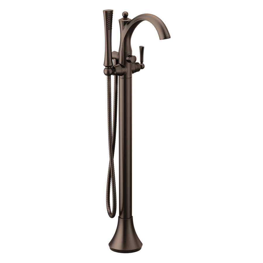 Wynford 40.25' 1.75 gpm 1 Lever Handle One Hole Floor Mount Floor Mount Tub Filler Faucet in Oil Rubbed Bronze