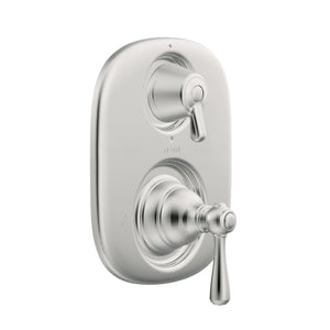 Kingsley 2 Lever Handle Faucet Trim in Chrome