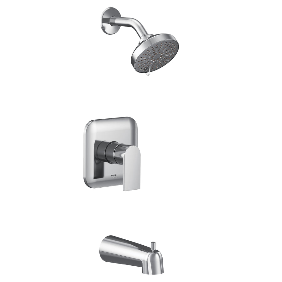 Genta LX 4.5' 1.75 gpm 1 Handle Tub & Shower Faucet in Chrome