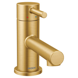 Align 4.88' 1.2 gpm 1 Handle One or Three Hole bathroom Faucet in Brushed Gold