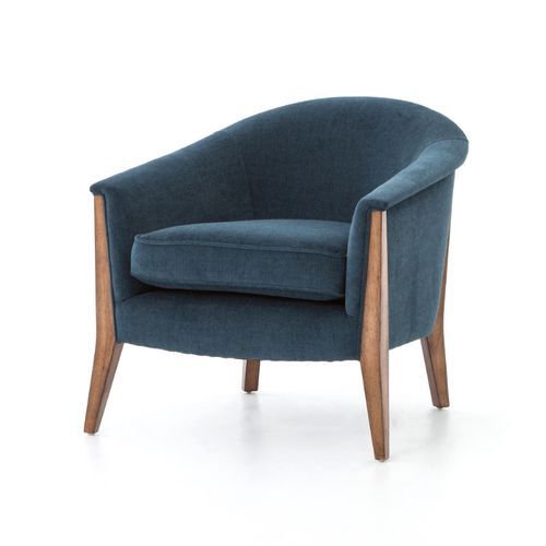  Four Hands  Nomad Chair in Plush Azure