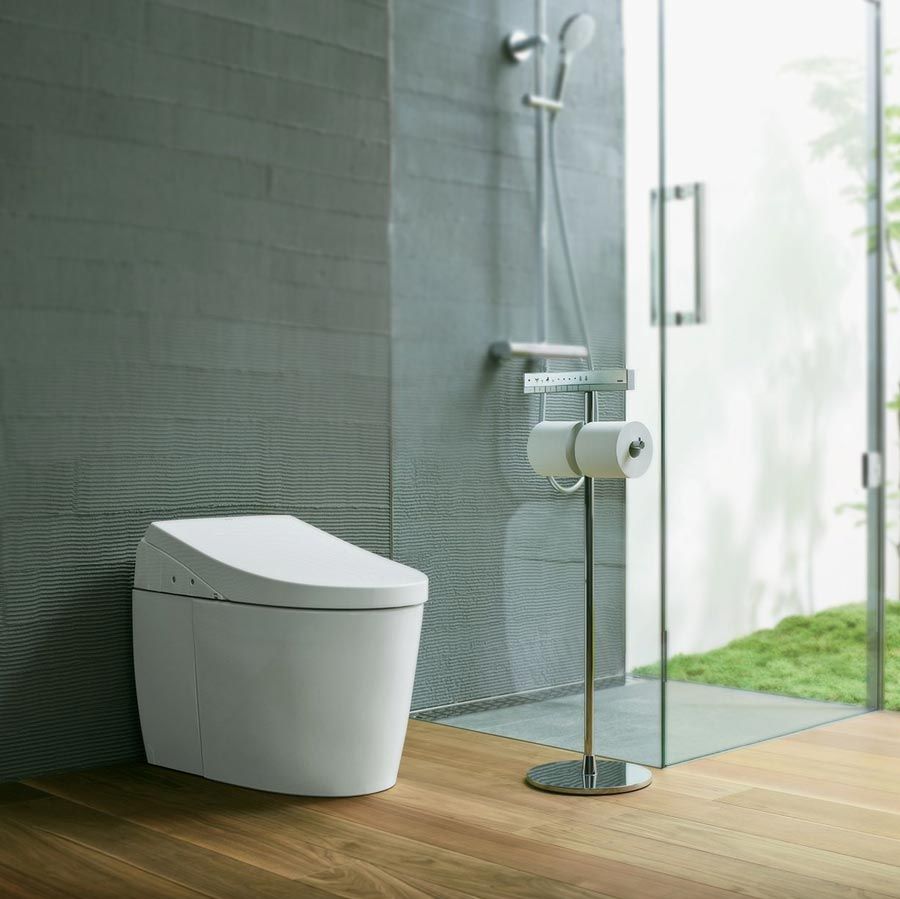 Toto  Neorest AH Elongated Dual-Flush Integrated Bidet Seat One-Piece Toilet in Cotton White