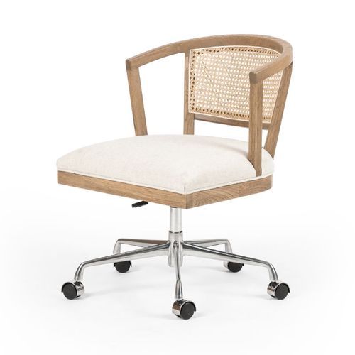Four Hands Alexa Desk Chair in Natural Cane