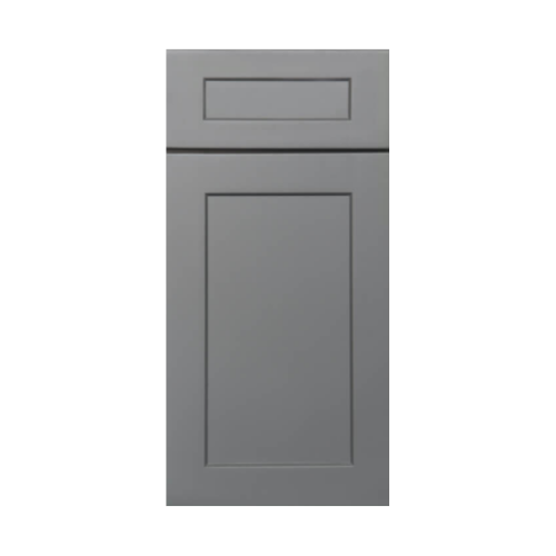 shaker gray cabinets