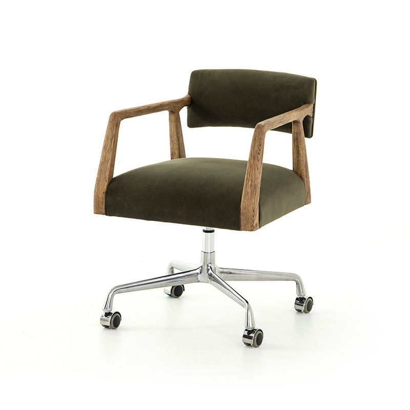 Tyler Desk Chair in Modern Vilvet Loden (21.75
