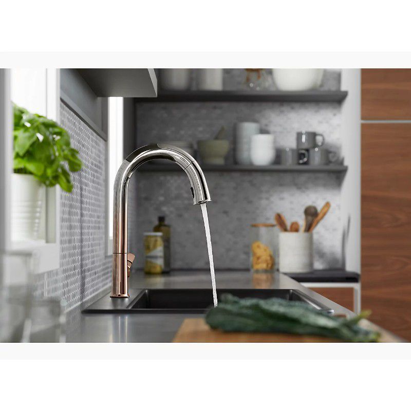 Kohler Sensate Pull-Down Touchless Kitchen Faucet in Polished Chrome 