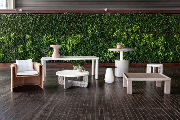 concrete outdoor coffee tables and end tables