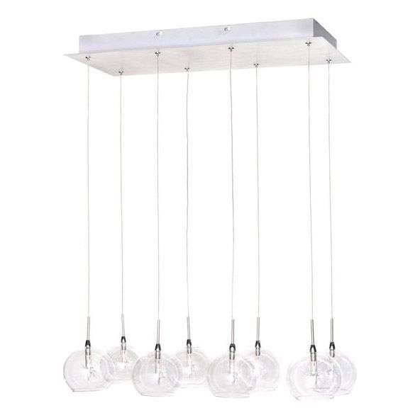 starburst linear pendant light