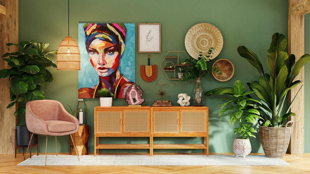 Tropical Chic Decor Is a Modern Maximalist's Dream