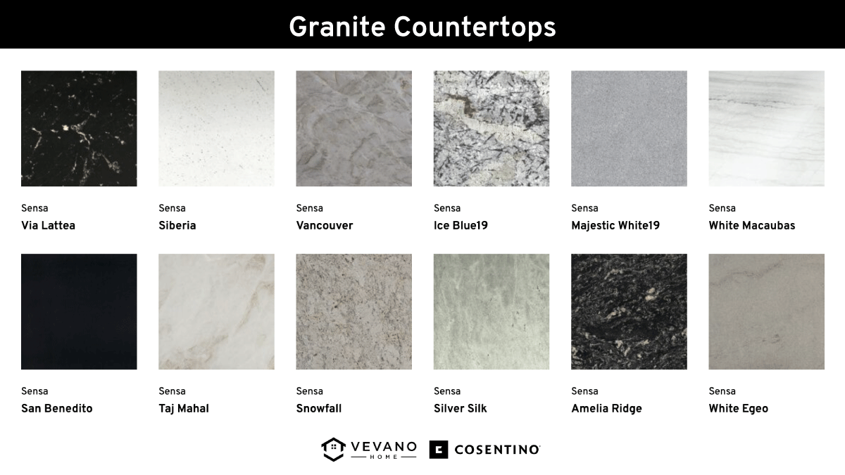 granite countertop colors