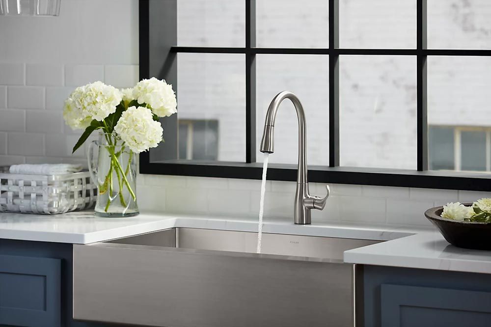 Kohler simplice pull-down faucet