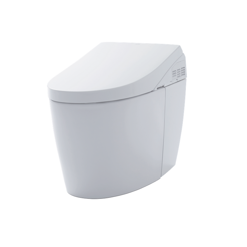  Toto  Neorest AH Elongated Dual-Flush Integrated Bidet Seat One-Piece Toilet in Cotton White