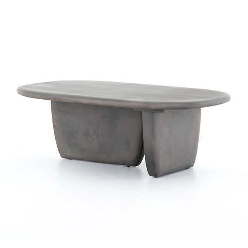 grey outdoor coffee table