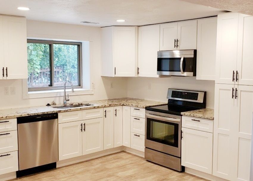 basement kitchen after interior design project