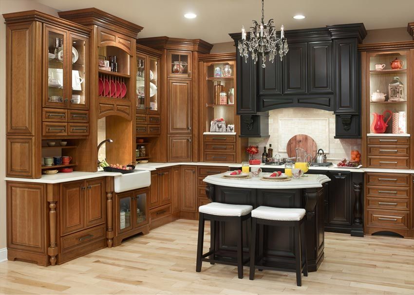 stained solid wood kitchen cabinet finishes